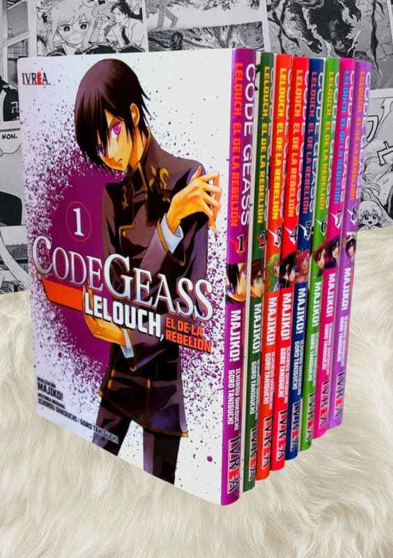 Code Geass: Lelouch, El De La Rebelion (Colección Serie Completa - 8 Tomos) | Ivrea Argentina