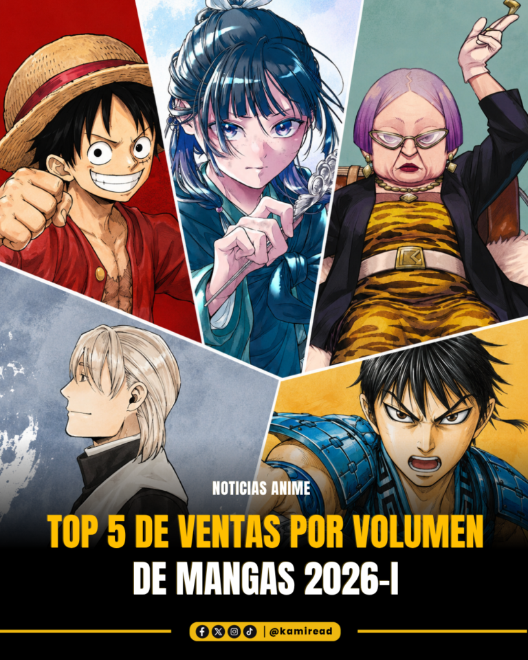 Oricon 2026 top ventas manga