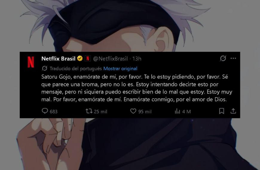 Netflix Brazil Satoru Gojo viral