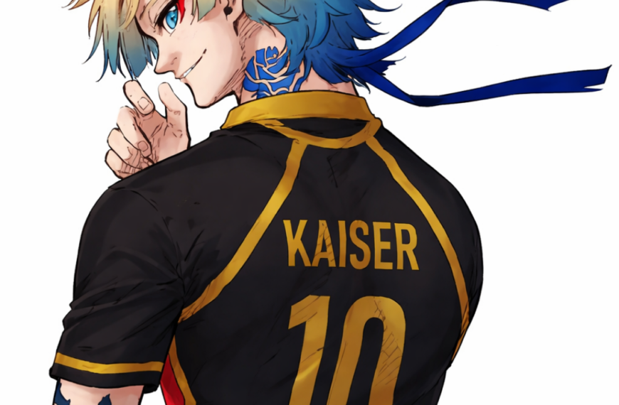 Blue Lock Kaiser ilustración oficial