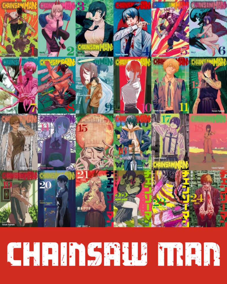 Chainsaw Man 24 portadas manga