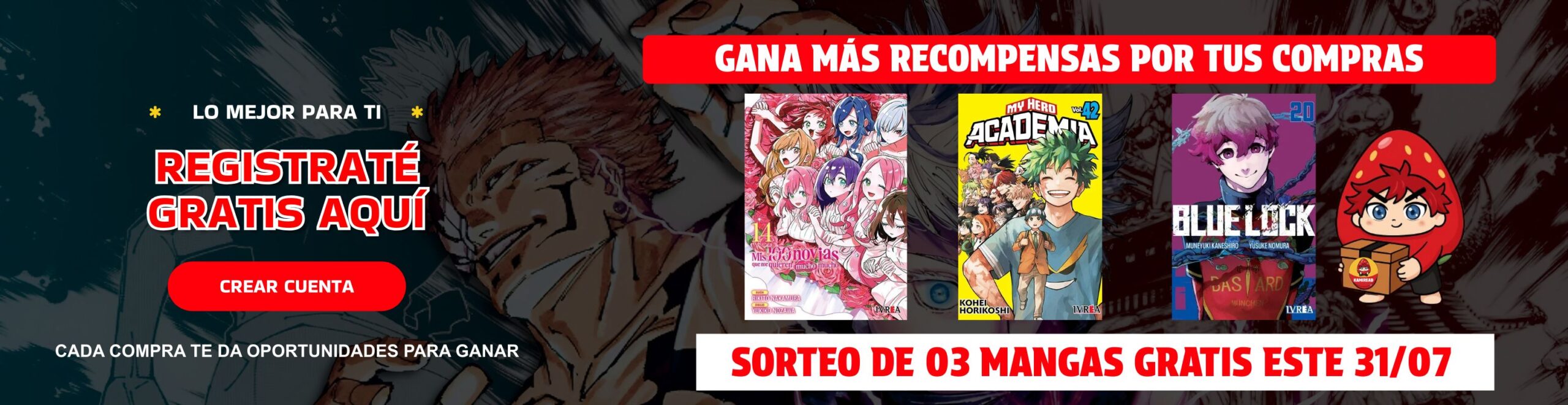 Oferta de manga gratis